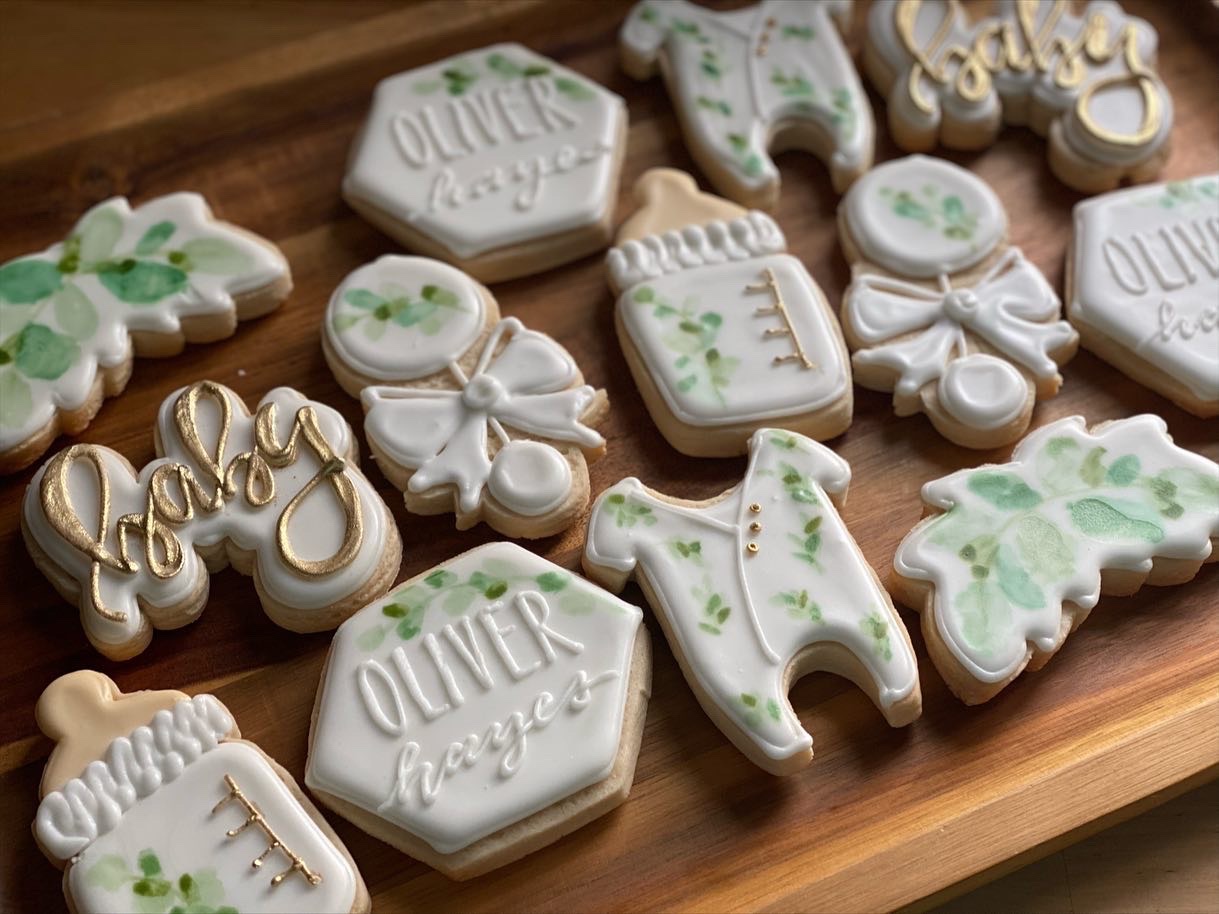 Custom decorated cookies