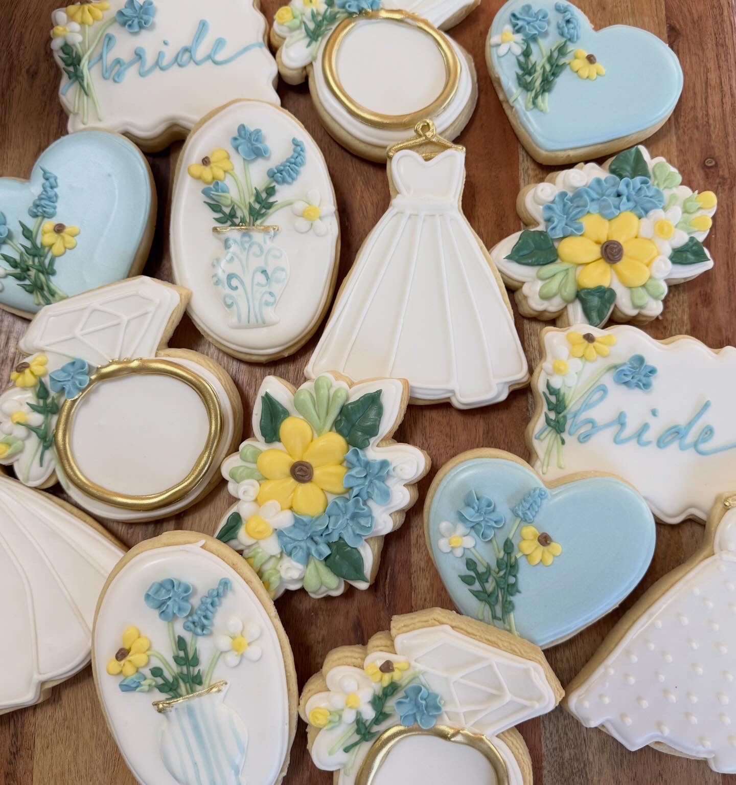 Custom decorated cookies by Kicker Konfections