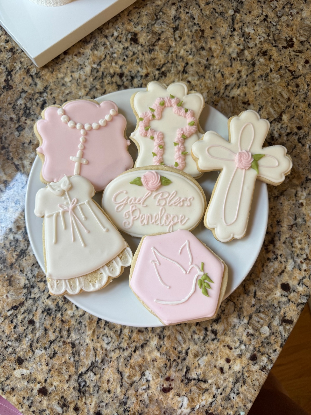 Custom decorated cookies by Kicker Konfections