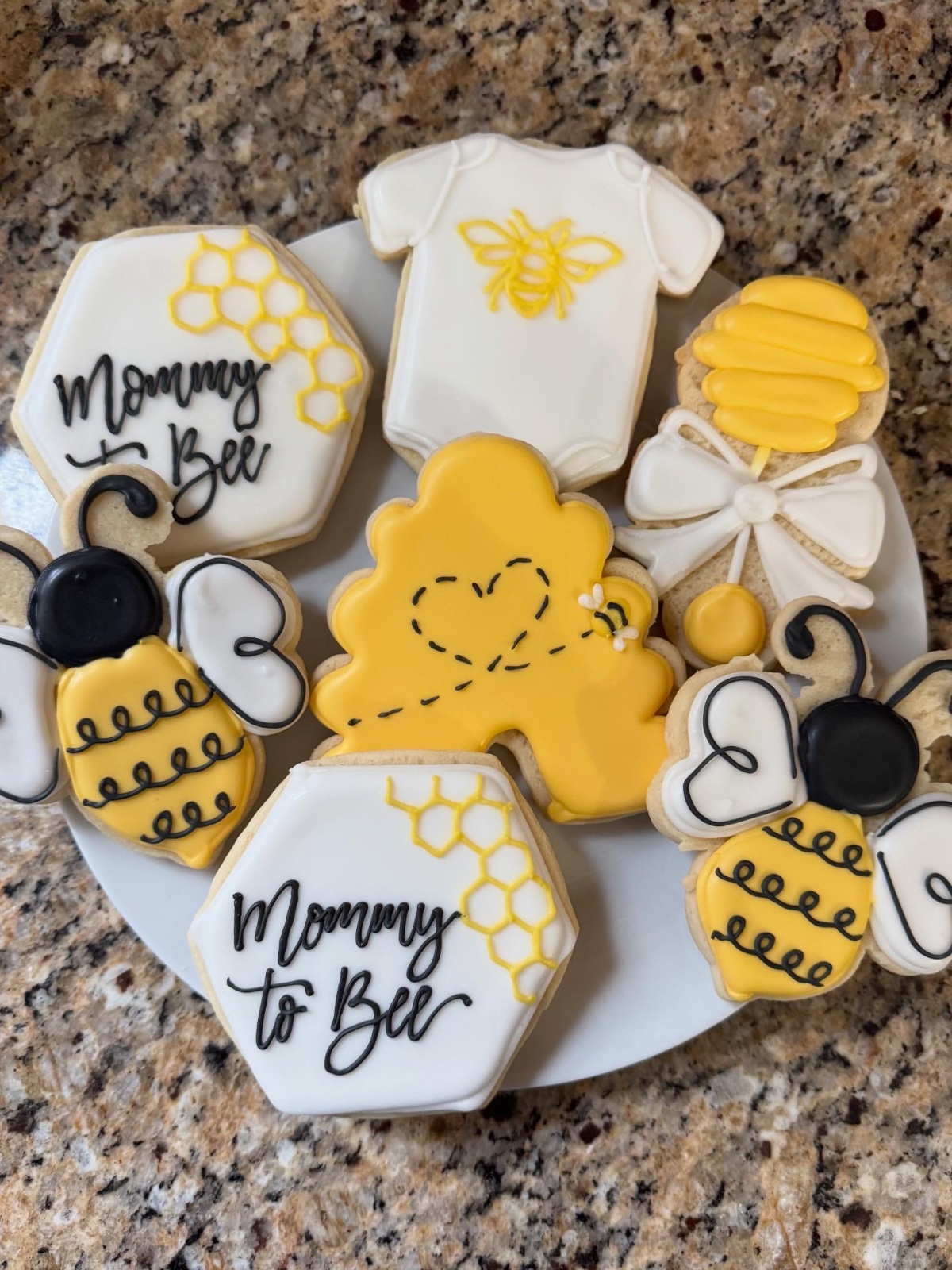 Custom decorated cookies by Kicker Konfections