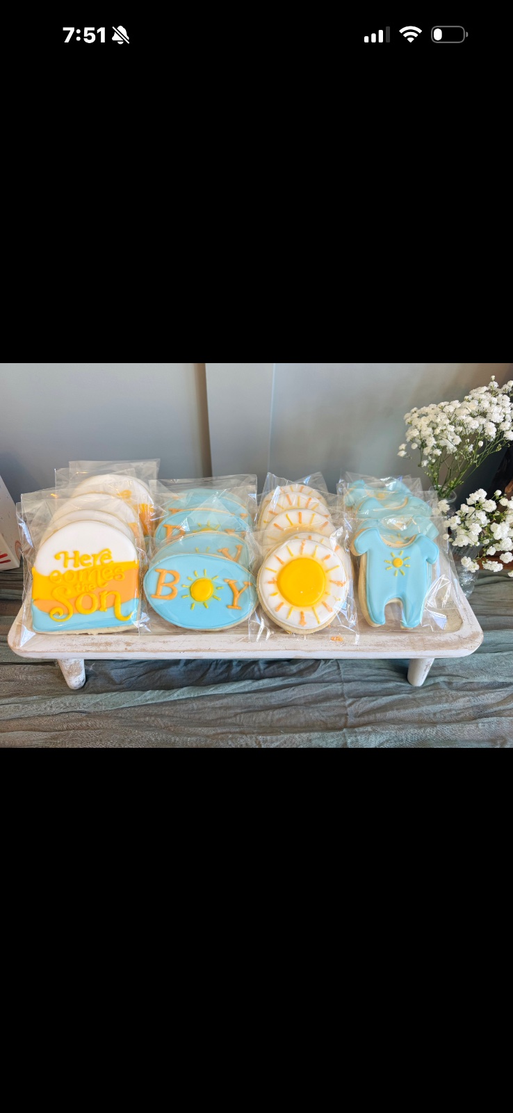 Custom decorated cookies by Kicker Konfections