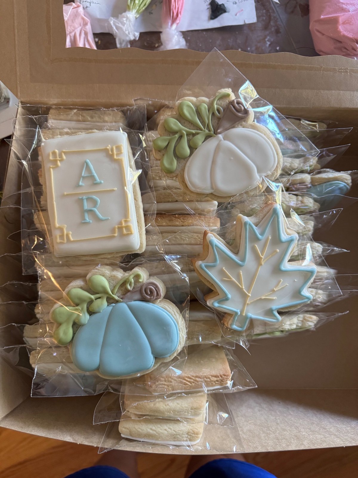 Custom decorated cookies by Kicker Konfections