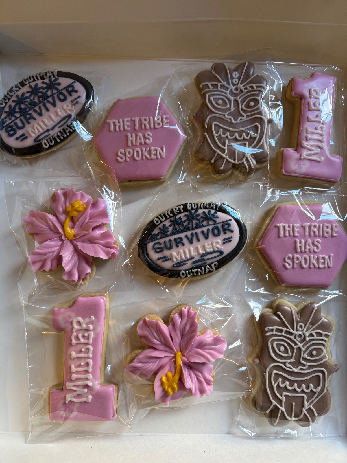 Custom decorated cookies by Kicker Konfections
