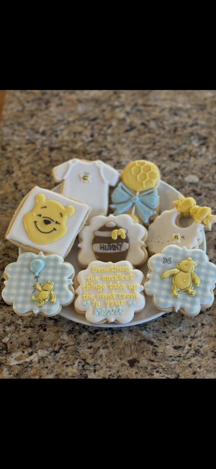 Custom decorated cookies by Kicker Konfections