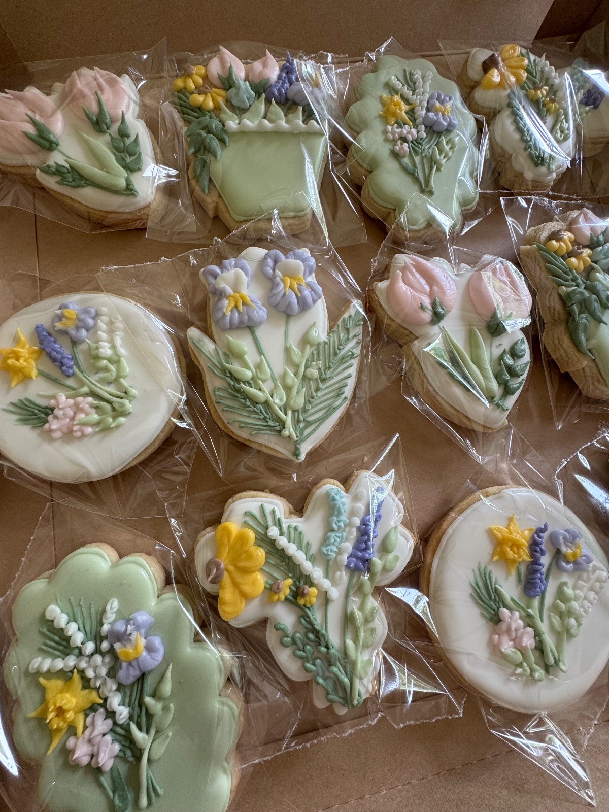 Custom decorated cookies by Kicker Konfections