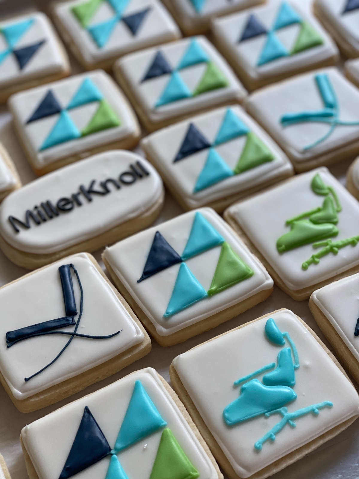 Custom decorated cookies by Kicker Konfections