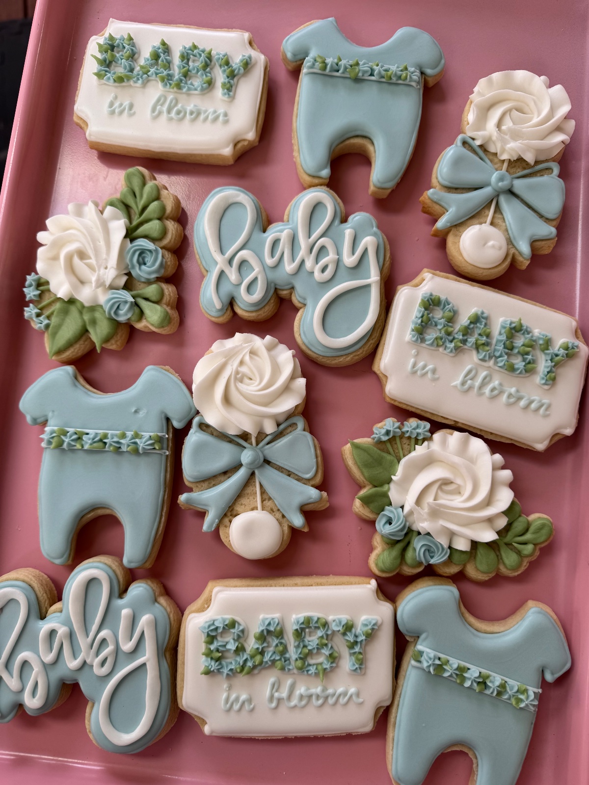 Custom decorated cookies by Kicker Konfections