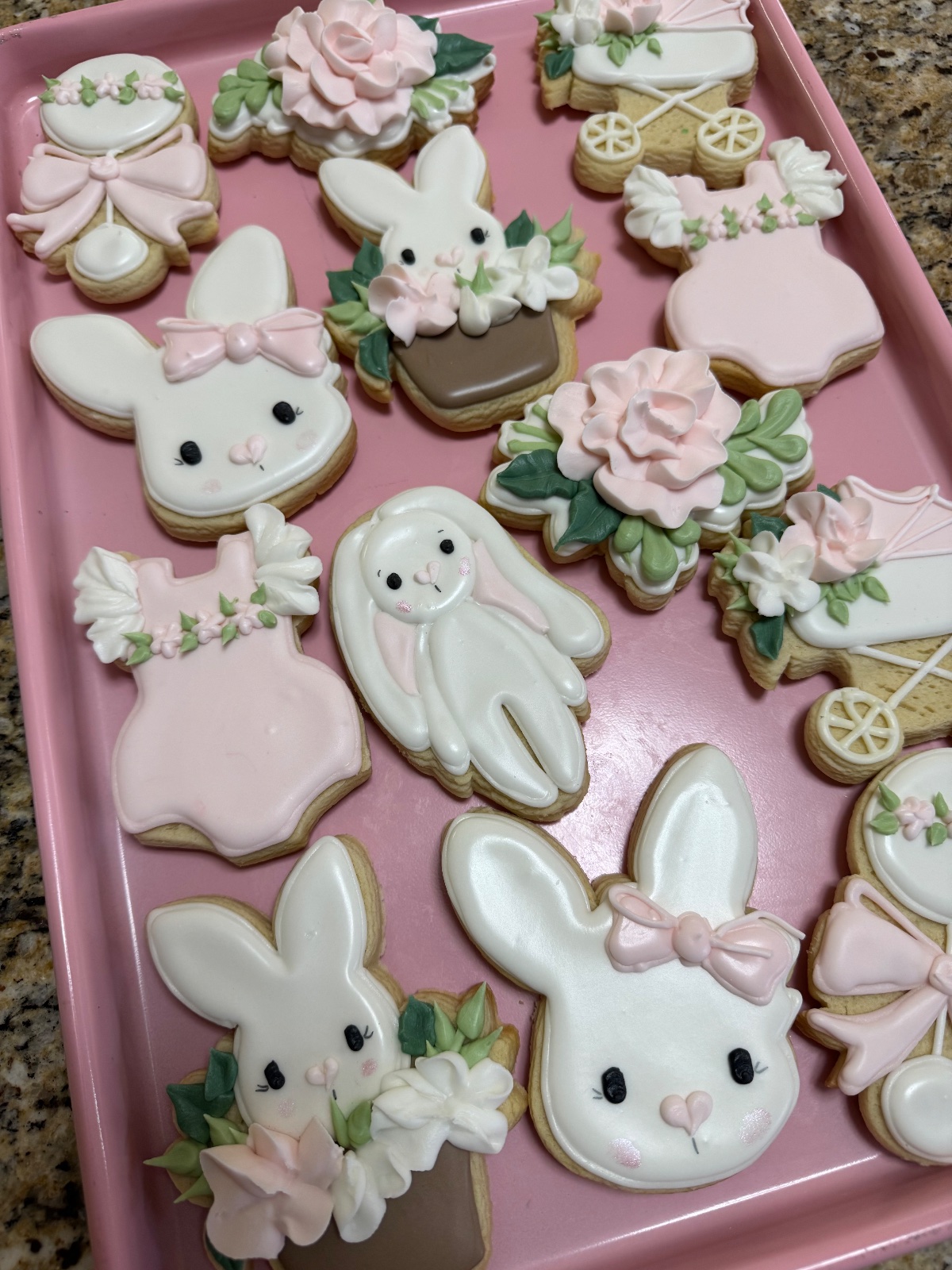 Custom decorated cookies by Kicker Konfections