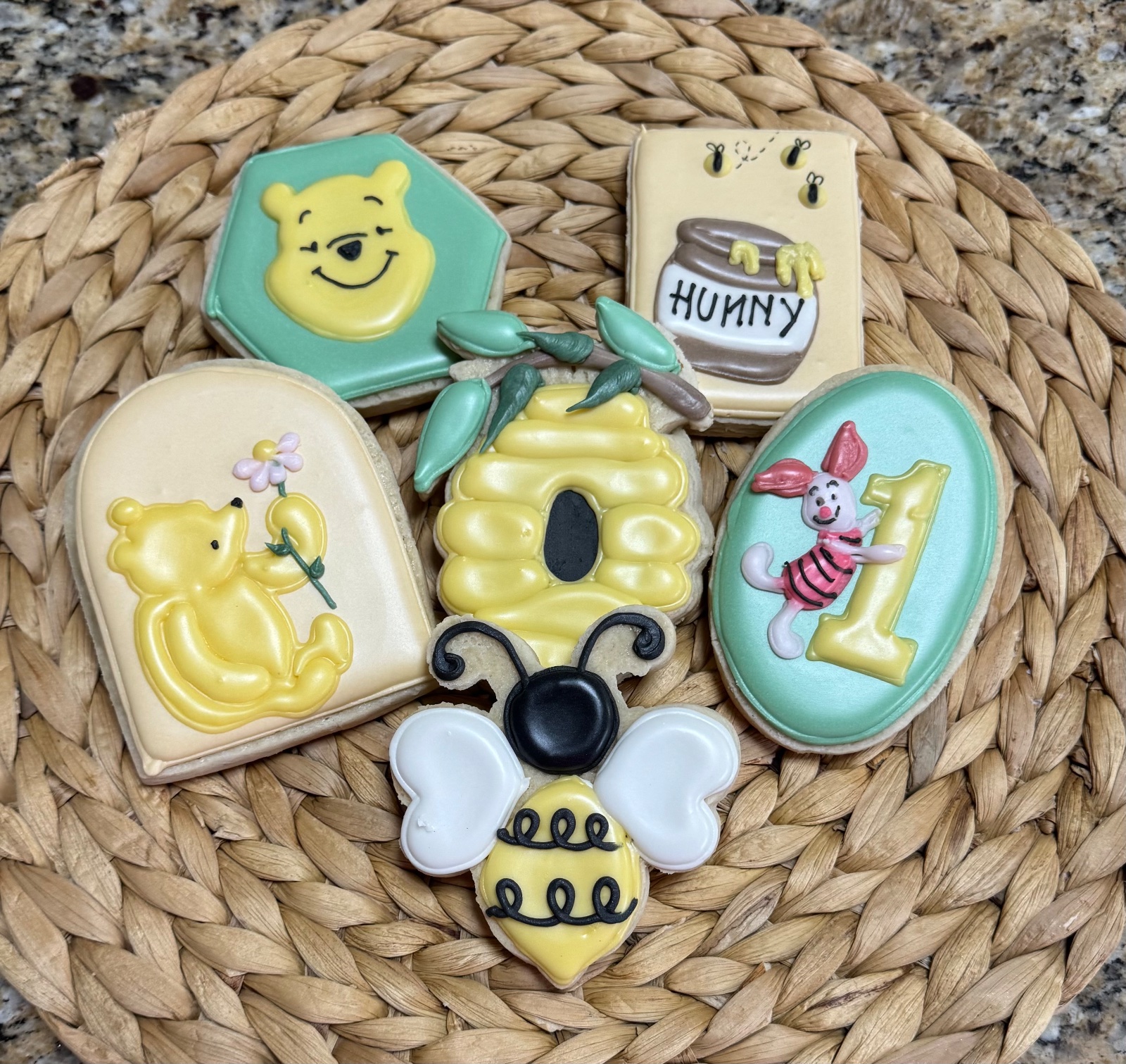 Custom decorated cookies by Kicker Konfections