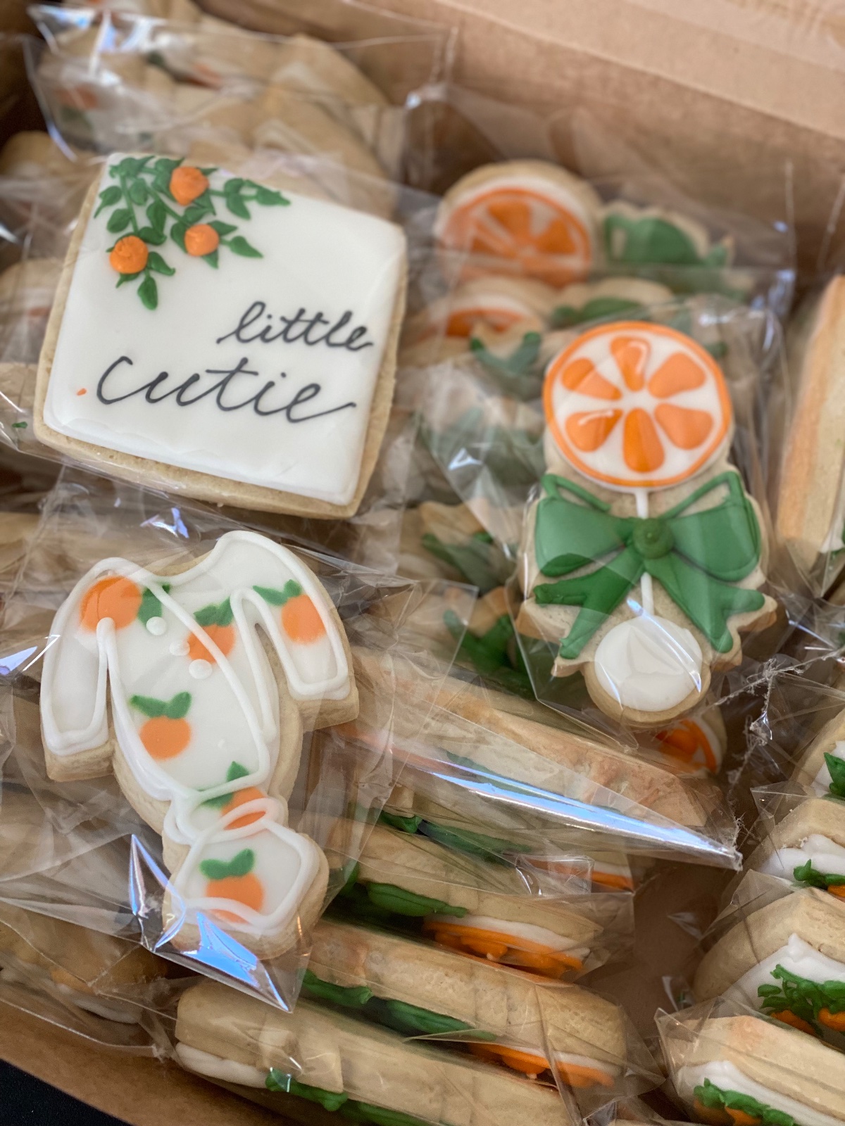 Custom decorated cookies