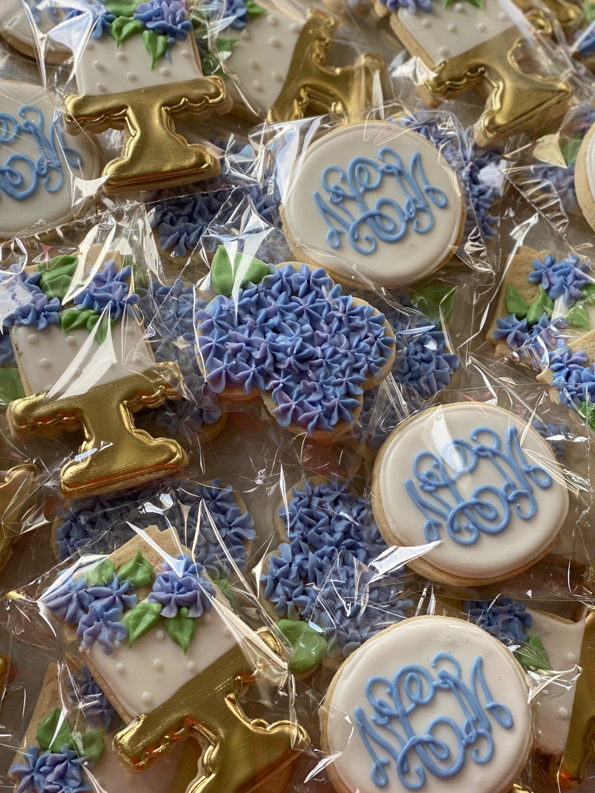 Custom decorated cookies by Kicker Konfections