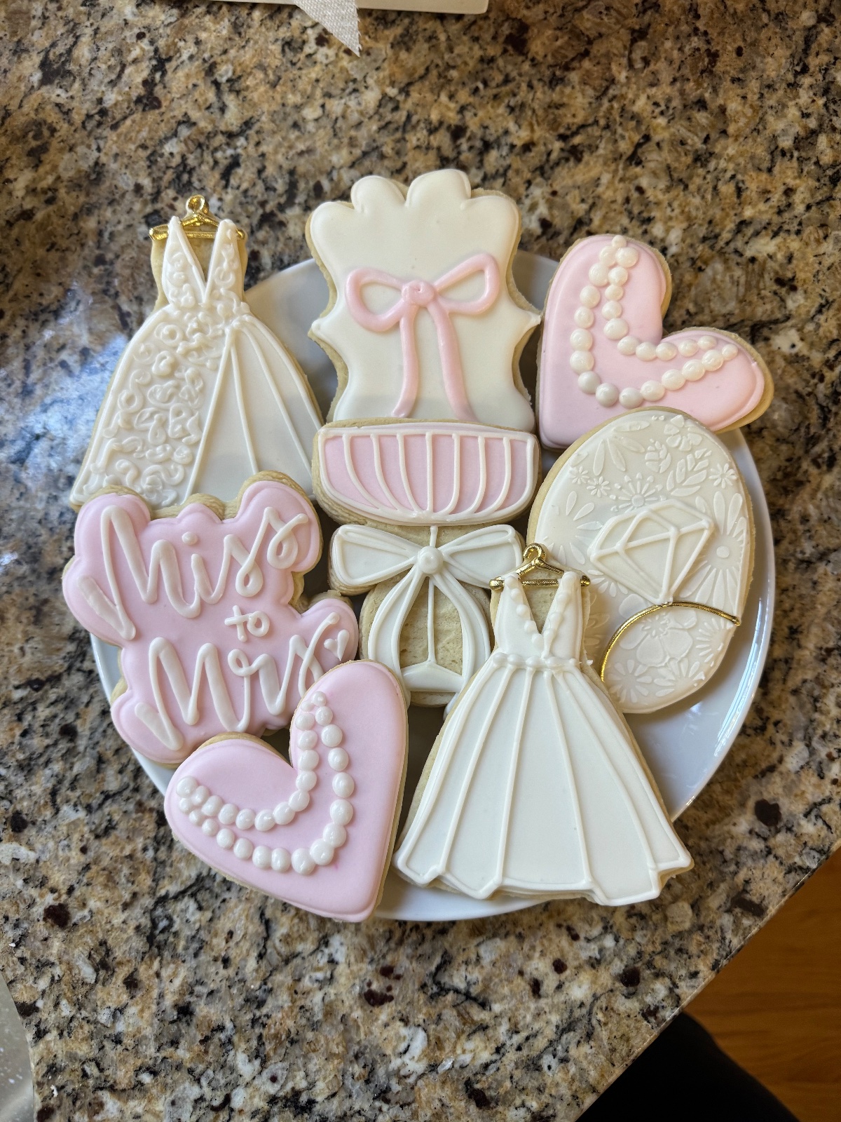 Custom decorated cookies by Kicker Konfections
