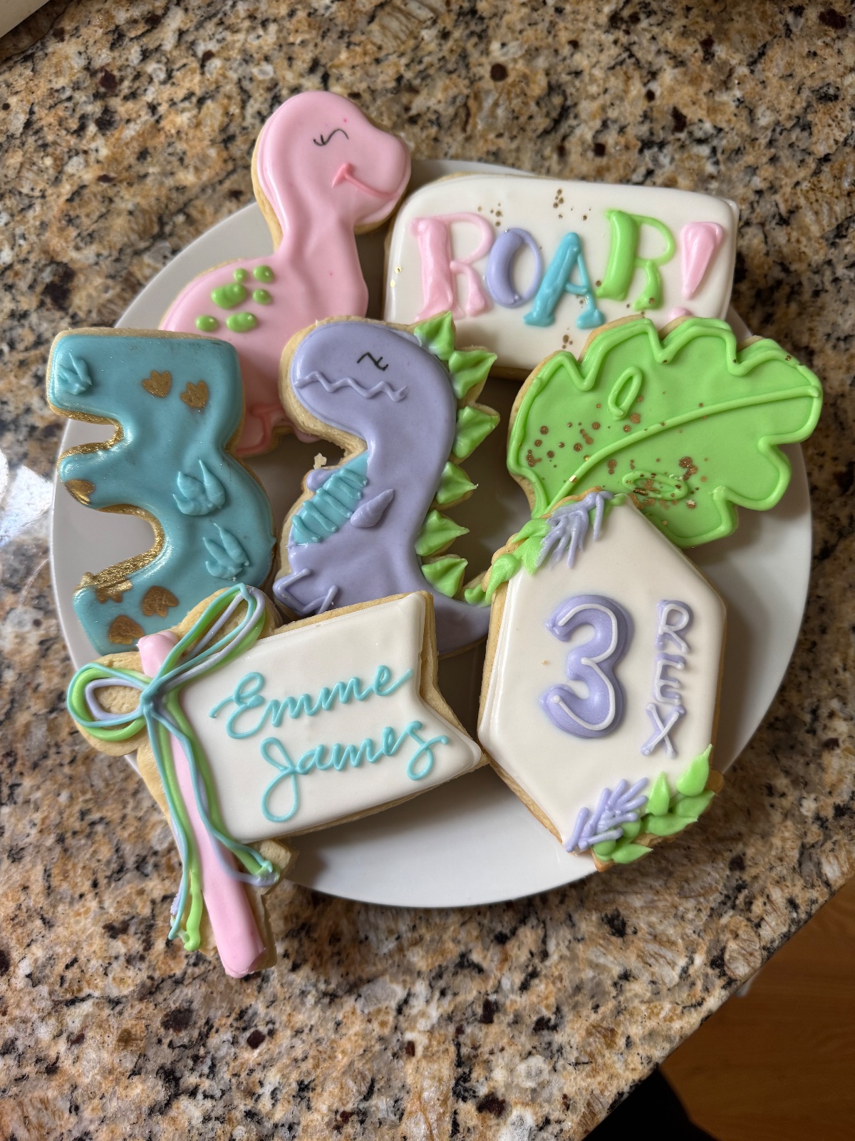 Custom decorated cookies by Kicker Konfections