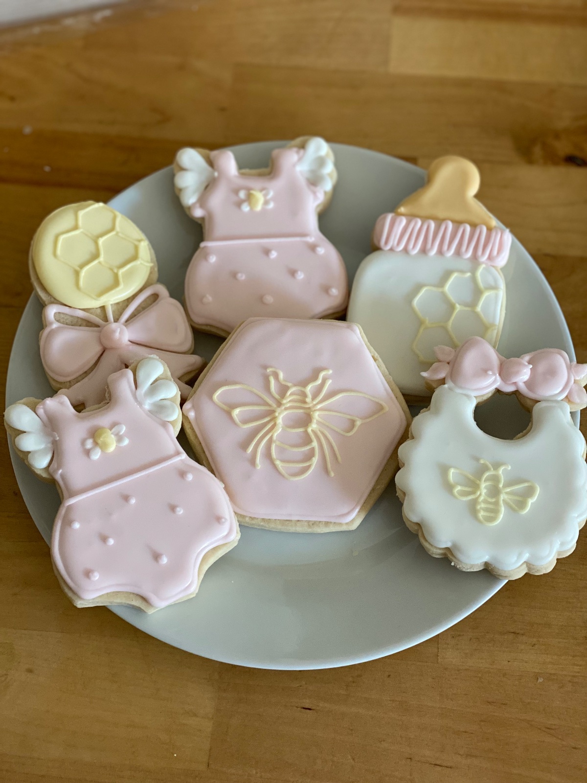 Custom decorated cookies by Kicker Konfections