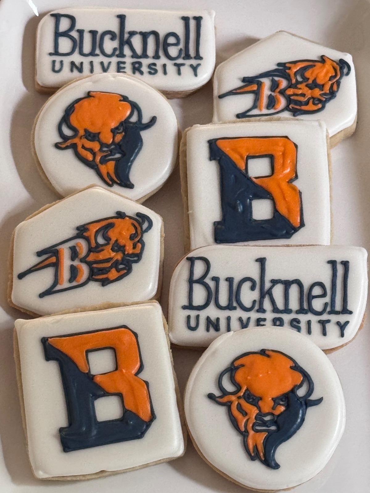Custom decorated cookies by Kicker Konfections