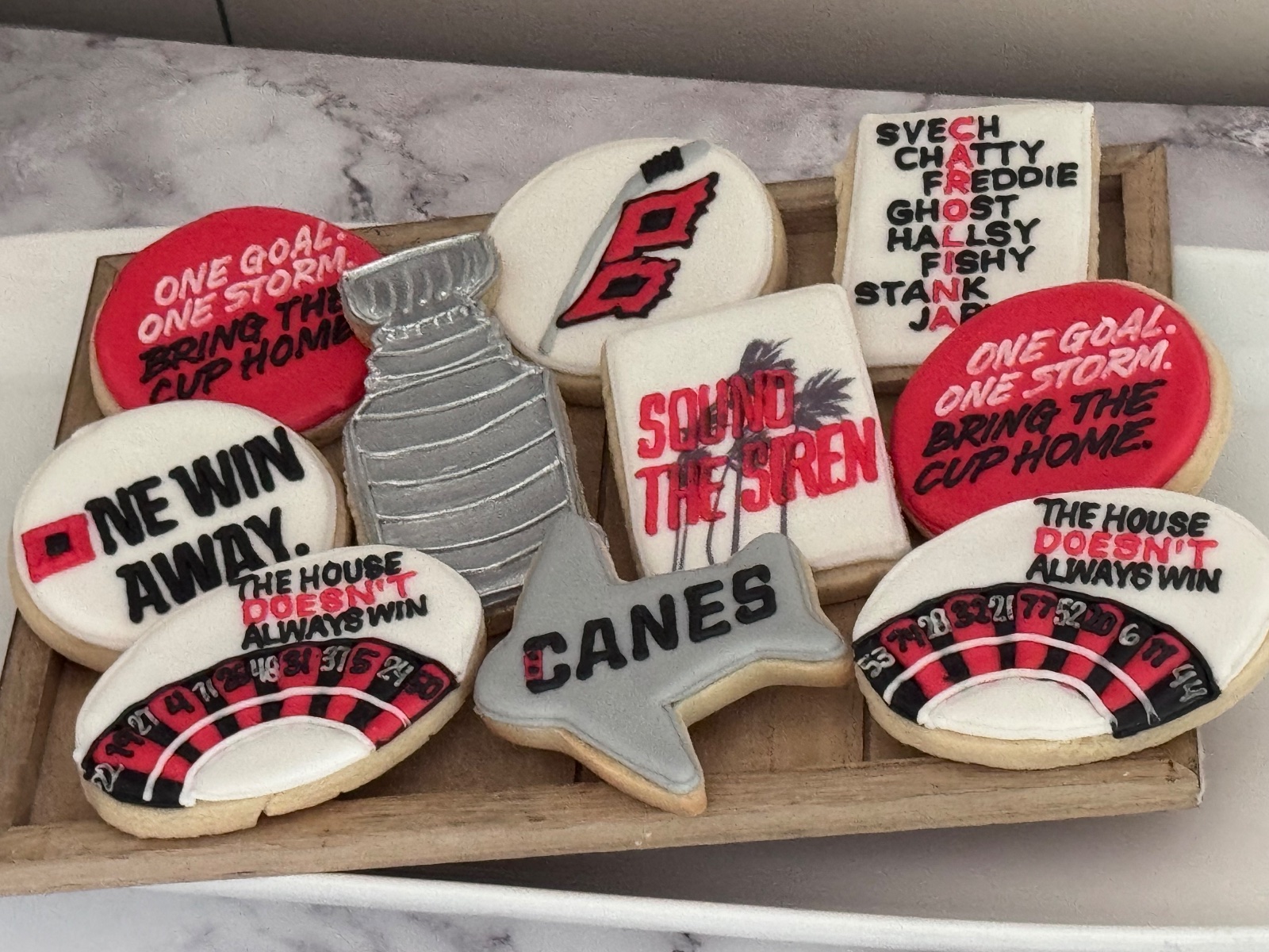 Carolina Hurricanes Cookies